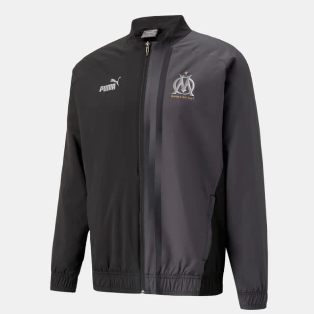Puma Olympique De Marseille Prematch Jacket Black male S