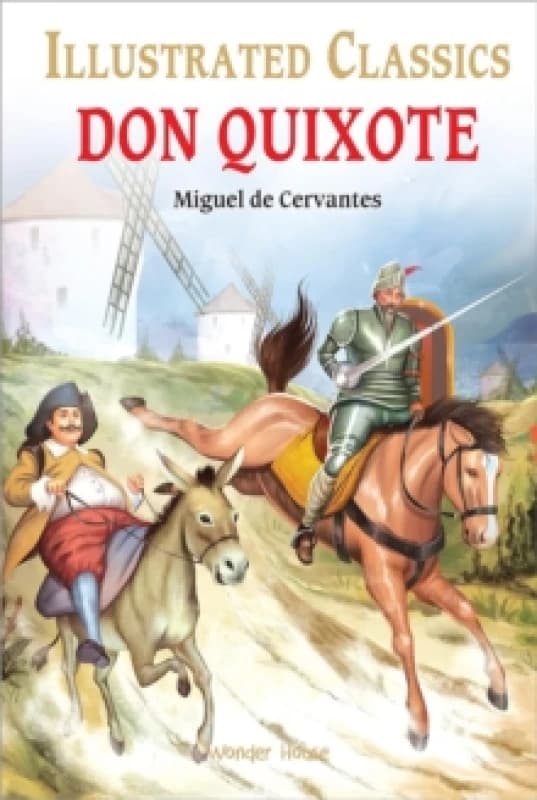 Don Quixote for Kids : Illustrated Children Classic : English Novel With Review Questions Hardback