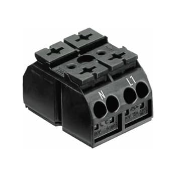 Wago - 862-1552 Chassis Mount Terminal Block M3 L1-N Black