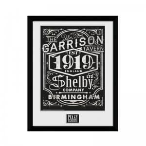 Peaky Blinders Label Framed Print