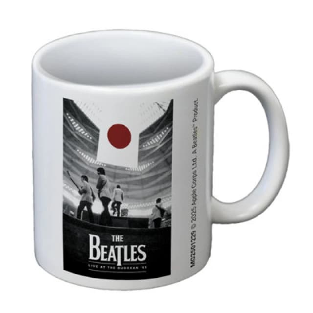 The Beatles The Beatles Live At The Budokan '66 Mug in White White One Size Unisex 5063806896418