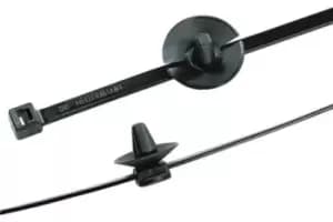 HellermannTyton Beige Cable Tie, 145mm x 3.4 mm