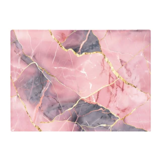 Warren Reed Designer Rose And Gold Marble Effect Chopping Board