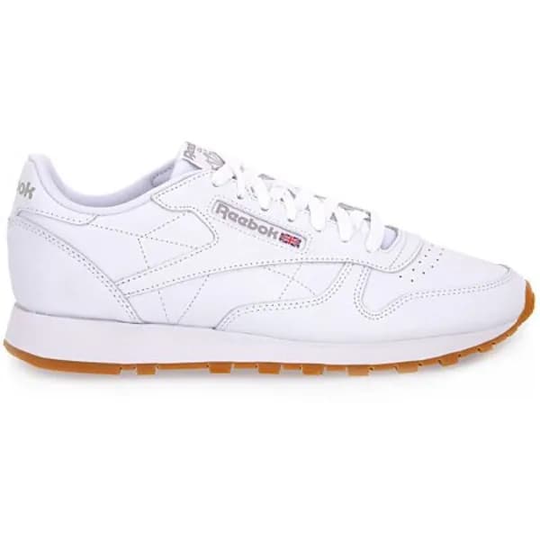 Reebok classic leather trainers in white White UK 12 (EU 47)