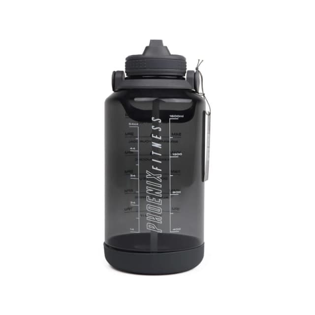 Phoenix Fitness Motivational Water Bottles Slate unisex 2L