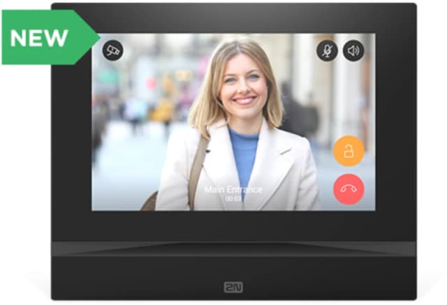 2N Indoor View with WiFi in Black - requires 91378800 (flush) or 9137