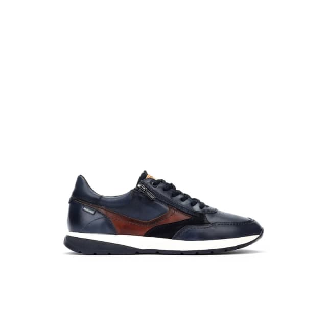 Pikolinos Getafe Leather Trainers Navy Blue Men 40 (6.5);42 (8);43 (9);45 (10 to 10.5)