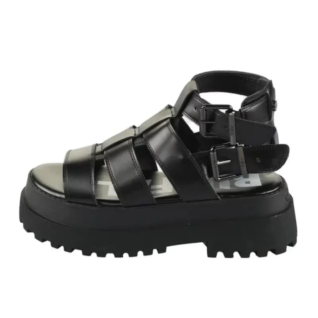 Buffalo Womens sandals Buffalo Pluto Gld - Vegan Nappa Noir Female 38