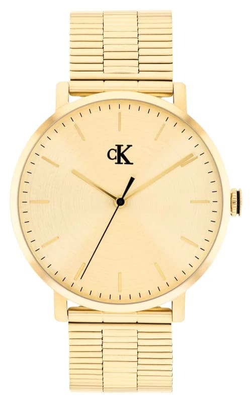 Calvin Klein 25200549 CK REAL Three-Hand Quartz (42mm) Gold Watch