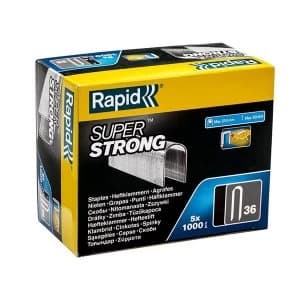 Rapid 36/14 14mm DP x 5m Galvanised Staples Box 5 x 1000