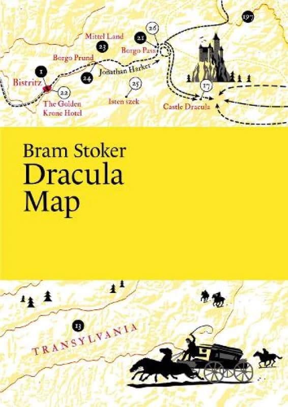 Bram Stoker, Dracula Map Fold-out book or chart