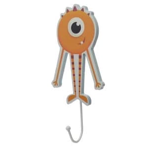 Orange Monster Monstarz Wooden Wall Hook
