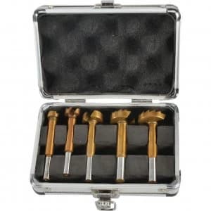 Faithfull 5 Piece Forstner Drill Bit Set