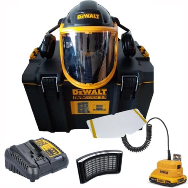DEWALT Respiration Powered Air Purifying Respirator& Hard Hat DXPGH2SB21