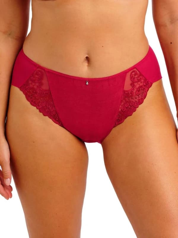 Fantasie Womens Portia Brief in Red Size: 8 Red Female 8