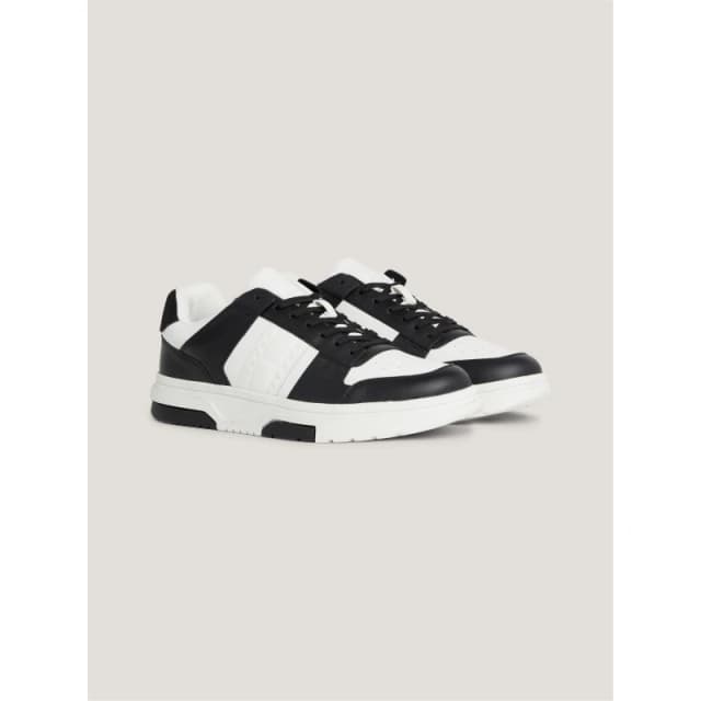 Tommy Jeans Tommy Brooklyn Leather Trainers - White White 8