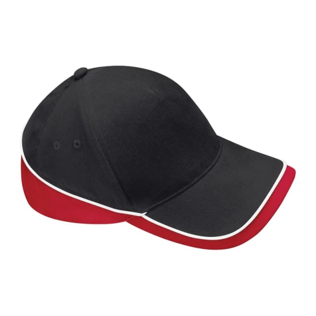 Beechfield Beechfield Men Teamwear Competition Cap in Black One Size Male 5063425297542