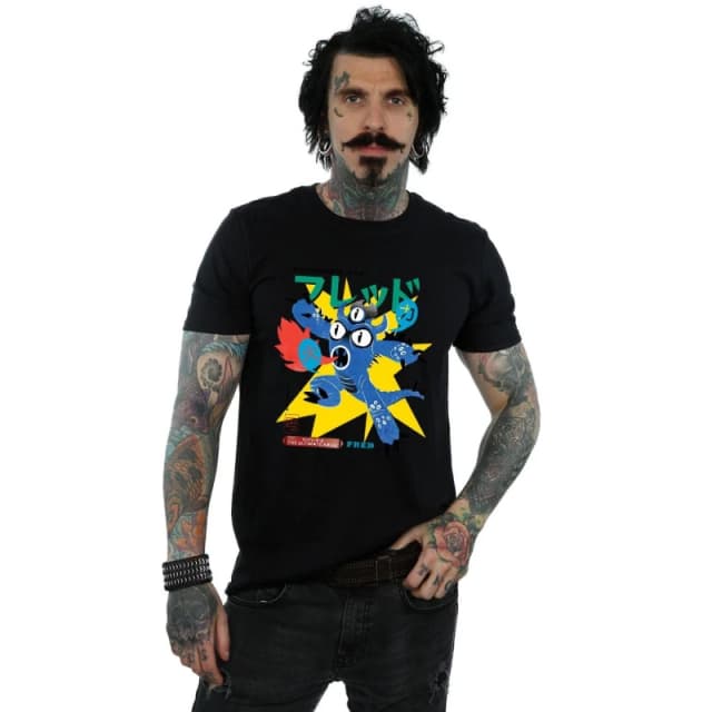 Disney Men Big Hero 6 Fred Ultimate Kaiju T-Shirt in Black Size: Small Black S Male 5057864211672