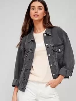 Levis 90s Denim Trucker Jacket - Black Size XS Women