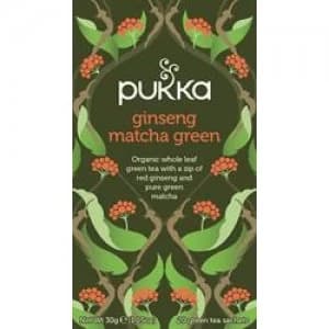 Pukka Herbs Ginseng Matcha Green 20 sachet