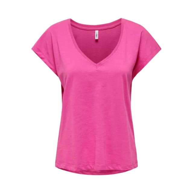 Only Womens v-neck T-Shirt Only Winnie Rose Female XS