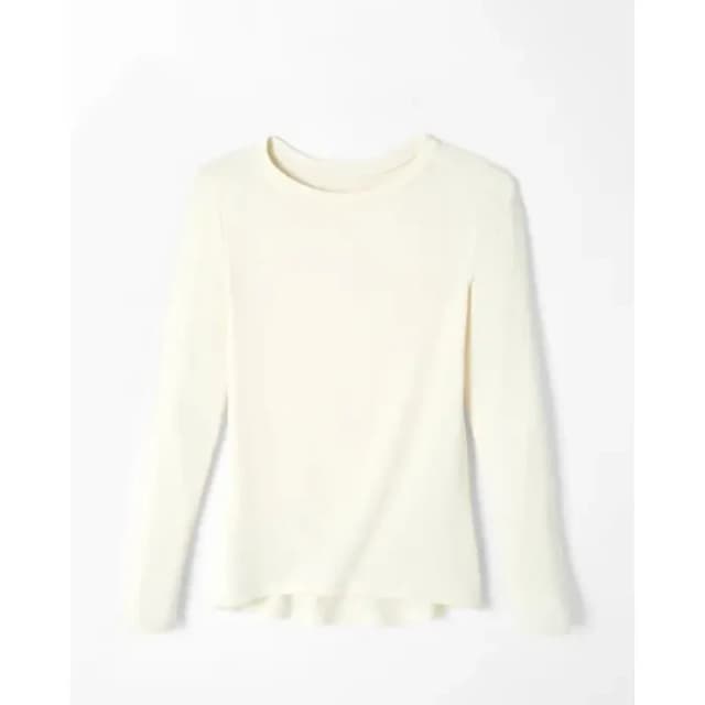 Damart Fine ribbed womens T-Shirt Damart Thermolactyl Sensitive Blanc Female M