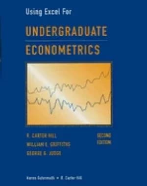 undergraduate econometrics using excel for