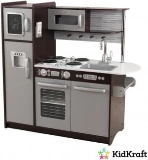 KidKraft Uptown Espresso Wooden Play Kitchen