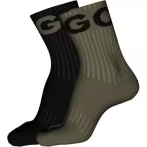 Hugo 2 Pack Iconic Crew Socks - Beige