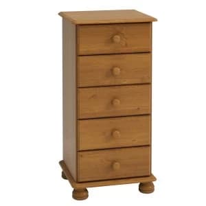 Steens Richmond 5 Drawer Narrow Chest - Pine