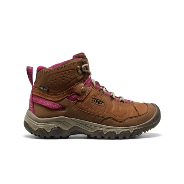 KEEN Targhee IV Mid WP Brown Waterproof Walking Boots Womens Hiking Boots - UK 5.5 / EU 38.5 / US 8 Brown female PS4341BBE5H