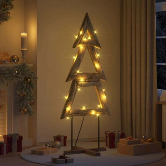 Vidaxl Christmas Tree With Stand Brown 180 Cm Solid Teak Wood