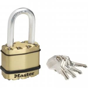 Masterlock Excell Brass Finish Padlock 45mm Long