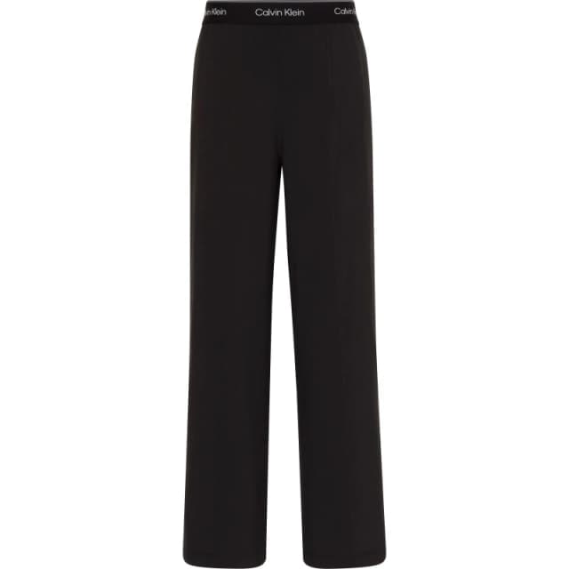 Calvin Klein Womens Open Cuff Fleece Relaxed Fit Joggers Black female 8 (XS)