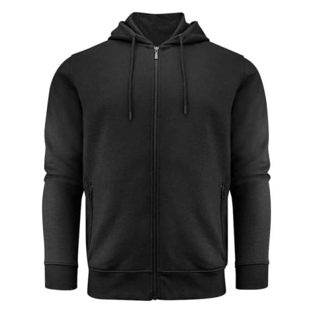 James Harvest Mens Westwood Heights Full Zip Hoodie in Black Size: Small Black Male S