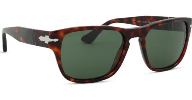 Persol Persol Men Square Havana Green PO3341S in Brown Brown One Size Male 8056597989138