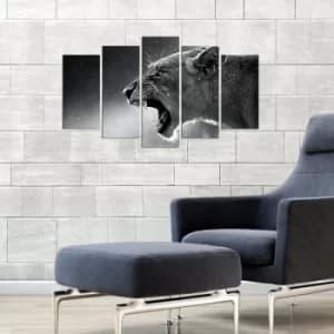 5MX-119 Multicolor Decorative MDF Painting (5 Pieces)