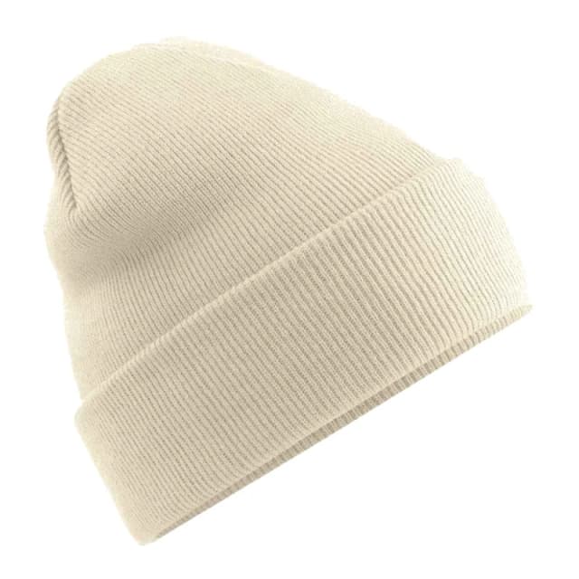 Beechfield Beechfield Men Original Polylana Cuffed Beanie in Beige Beige One Size Male 5063425861378