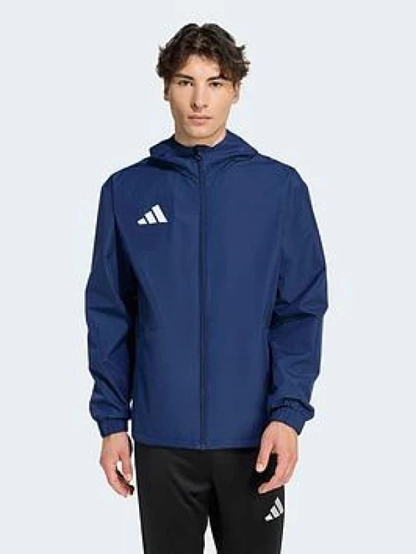 adidas Mens ENT22 Waterproof Windproof Long Sleeve Rain Anorak Navy male 2XL