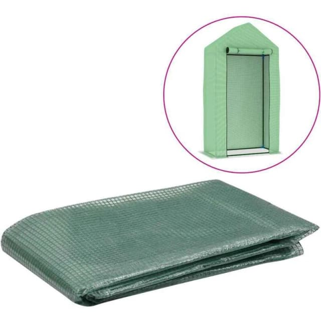 VIDAXL Greenhouse Replacement Cover (0.5 m²) 50x100x190cm Green Vidaxl 8720286414491