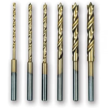 Proxxon 6 Piece Titanium Coated HSS Twist Drill Set - Proxxon 6 Piece Hss Twist Drill Set - 28876