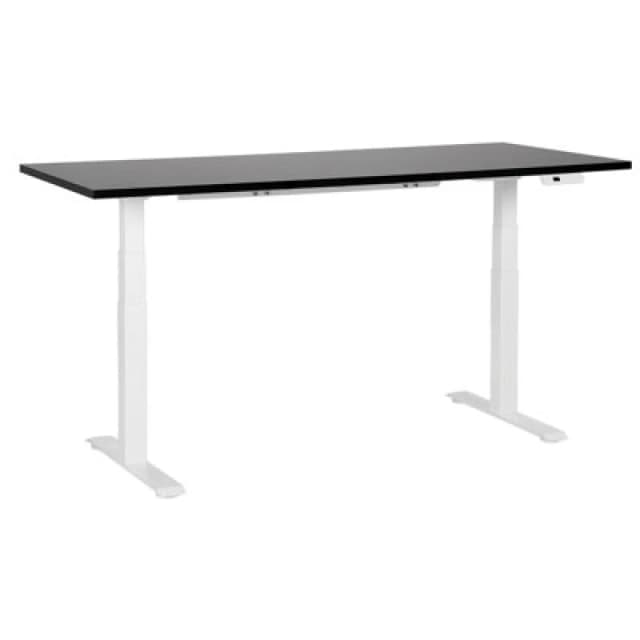 Beliani Electric Adjustable Standing Desk Destines Black/ White 180 Cm 80 Cm