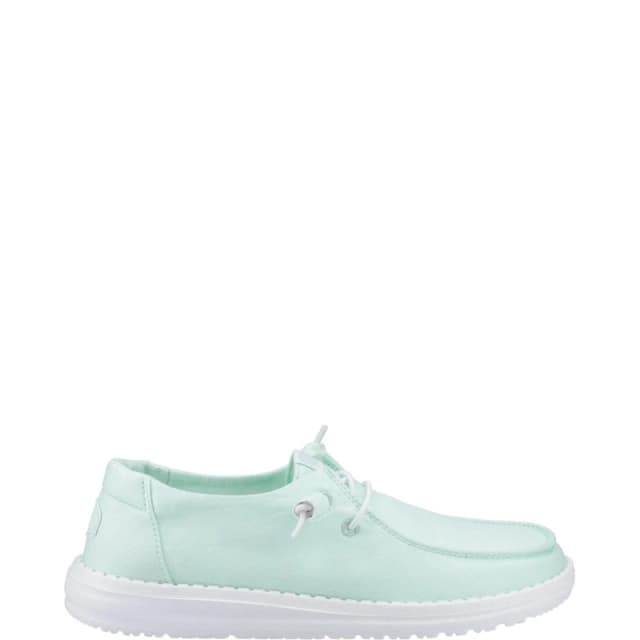 HEYDUDE Wendy Canvas Shoe Blue female 6 (39)