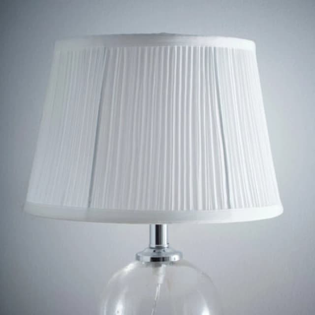 K Living 14Inch Traditional Mushroom Light Shade For Modern Table Lamps And Floor Lamps In White