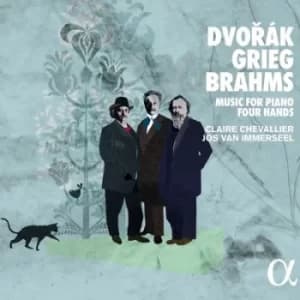 Dvorak/Grieg/Brahms Music for Piano Four Hands by Antonin Dvorak CD Album