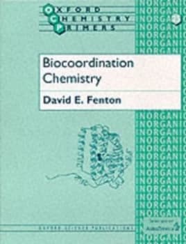 Biocoordination Chemistry by David E Fenton Paperback