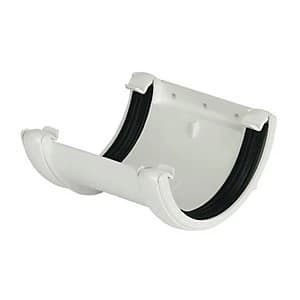 FloPlast RU1W Round Line Gutter Union Bracket - White