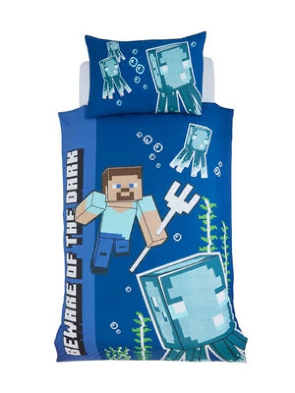 Minecraft Minecraft Glow in the Dark Kids Bedding Set - Single
