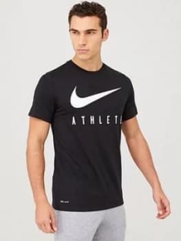 Nike Dry Athlete Training T-Shirt - Black, Size 2XL, Men