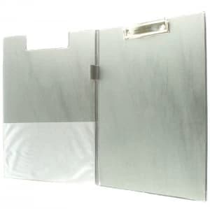 Q Connect Pvc Clipboard Foldover Blk